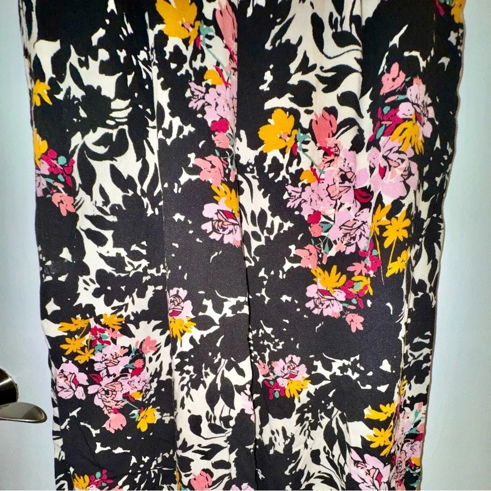 Free People Intimately Late Night Floral Wide Leg Sleep Pants - Picture 5 of 12